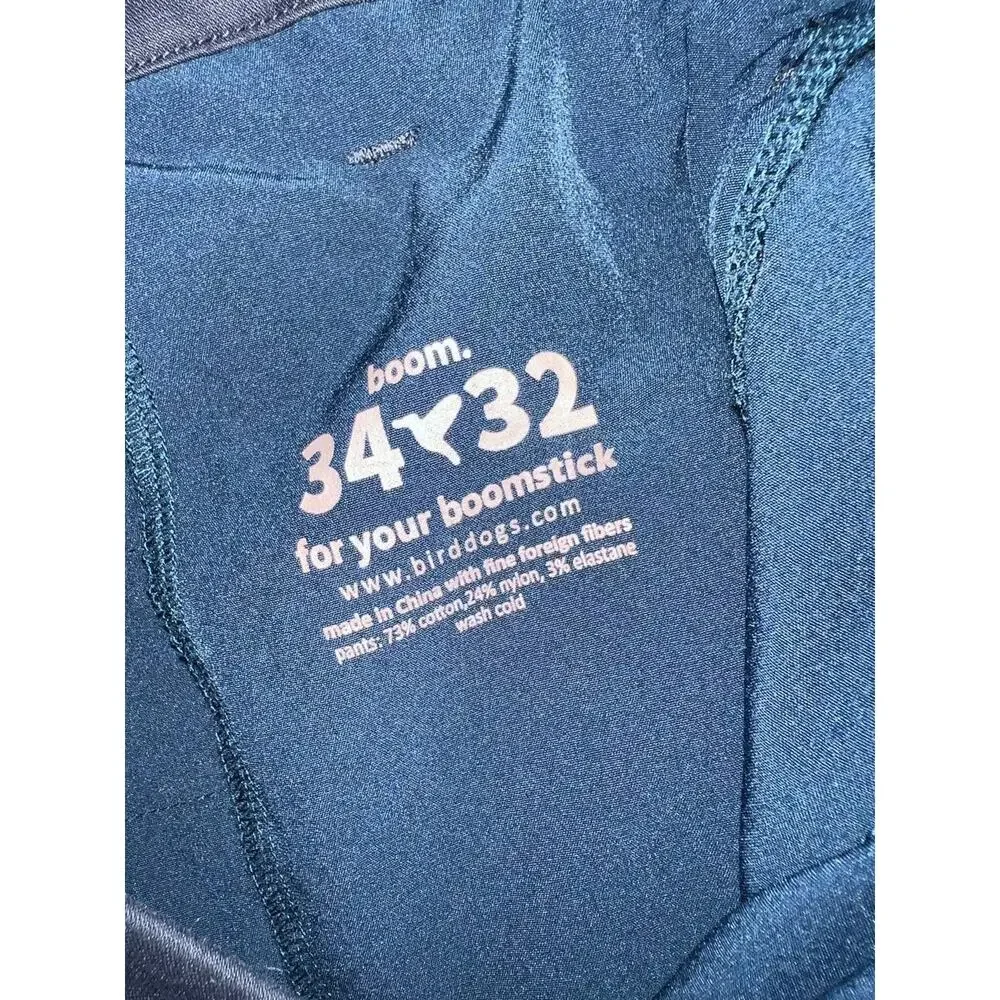 Birddogs Steel Stretch Unlined cotton blend Y2k Khakis Pants Size 34x 32 A009941